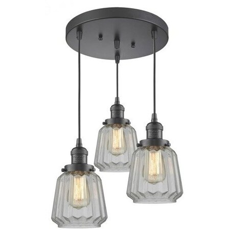 Innovations Lighting 3 Light Multi-Pendant 211/3-BK-G142